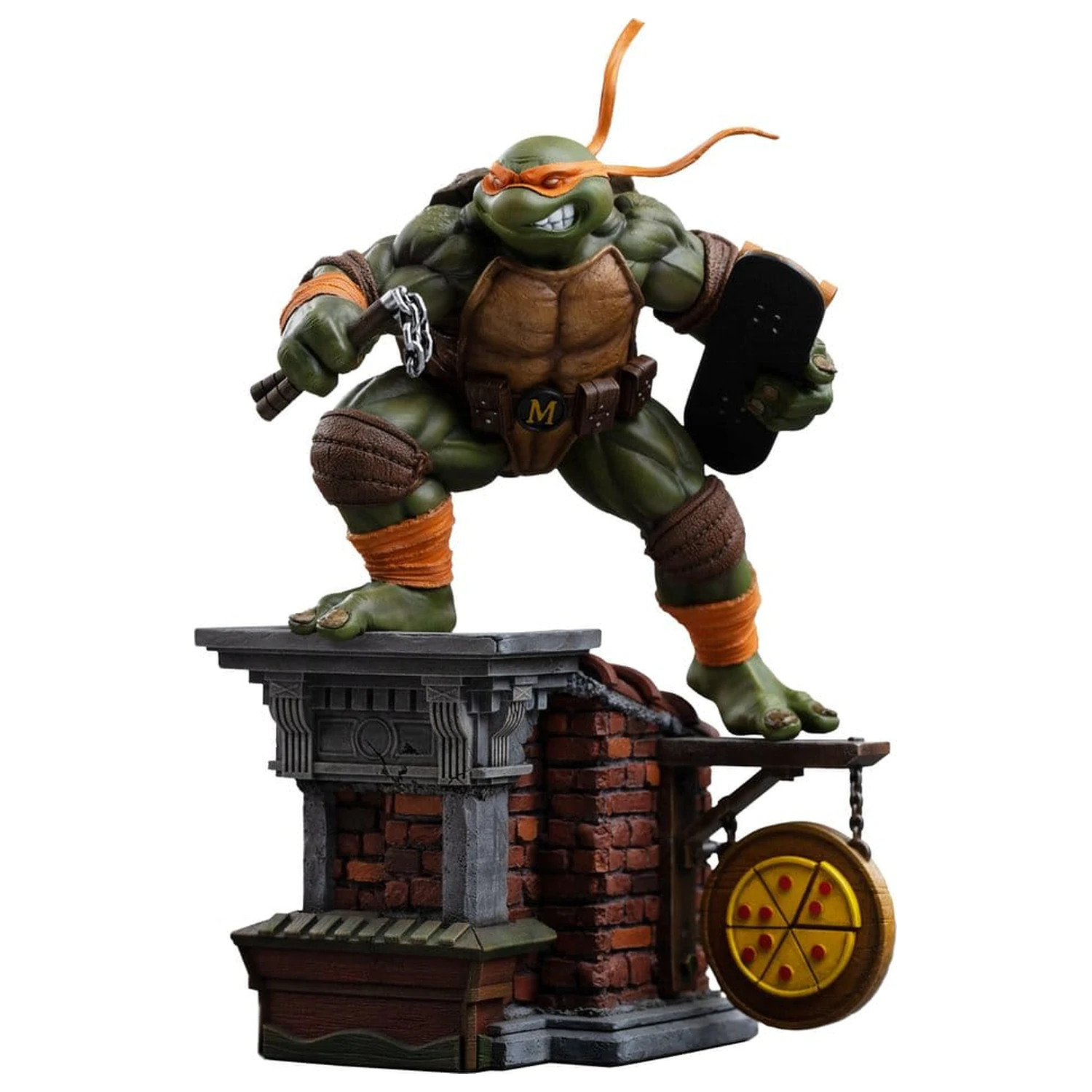Teenage Mutant Ninja Turtles Art Scale Kip 1/10 Michelangelo Unleashed 24 cm fotografija izdelka