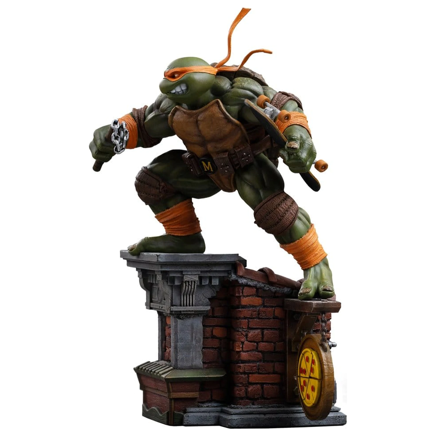Teenage Mutant Ninja Turtles Art Scale Kip 1/10 Michelangelo Unleashed 24 cm fotografija izdelka