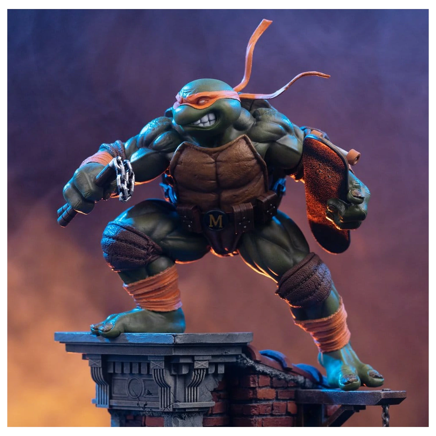 Teenage Mutant Ninja Turtles Art Scale Kip 1/10 Michelangelo Unleashed 24 cm fotografija izdelka