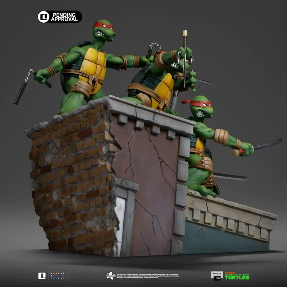 Teenage Mutant Ninja Turtles Umetniška figura, merilo 1/10 Teenage Mutant Ninja Turtles Kevin Eastman Version 24 cm fotografija izdelka