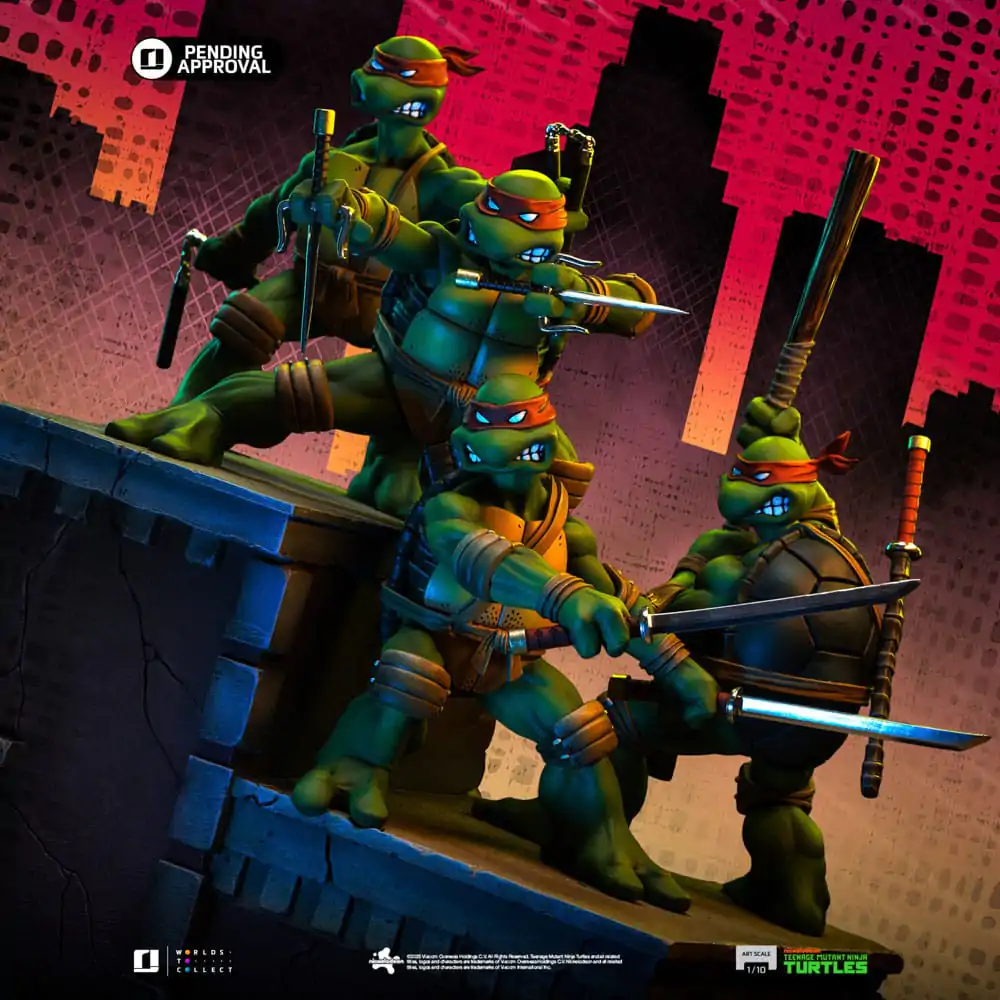 Teenage Mutant Ninja Turtles Umetniška figura, merilo 1/10 Teenage Mutant Ninja Turtles Kevin Eastman Version 24 cm fotografija izdelka