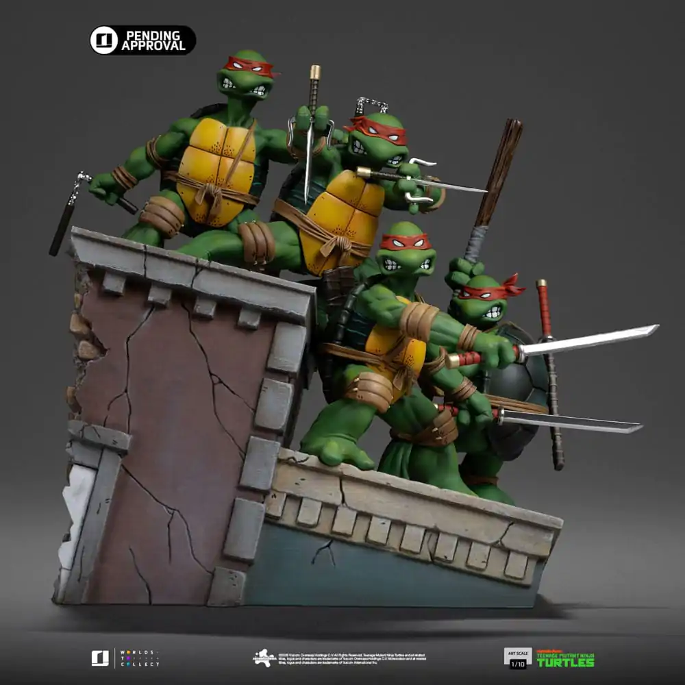 Teenage Mutant Ninja Turtles Umetniška figura, merilo 1/10 Teenage Mutant Ninja Turtles Kevin Eastman Version 24 cm fotografija izdelka