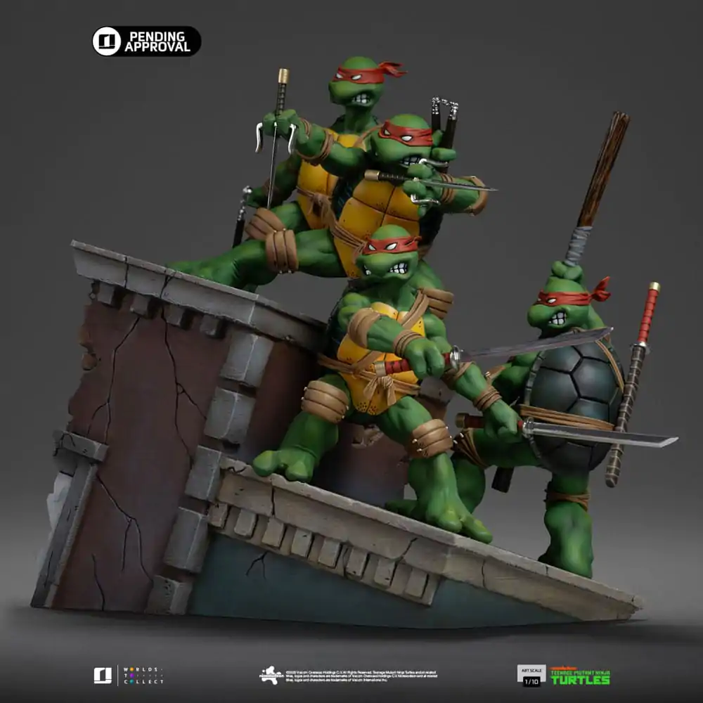 Teenage Mutant Ninja Turtles Umetniška figura, merilo 1/10 Teenage Mutant Ninja Turtles Kevin Eastman Version 24 cm fotografija izdelka
