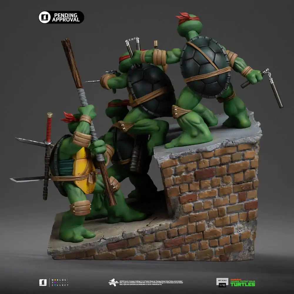Teenage Mutant Ninja Turtles Umetniška figura, merilo 1/10 Teenage Mutant Ninja Turtles Kevin Eastman Version 24 cm fotografija izdelka