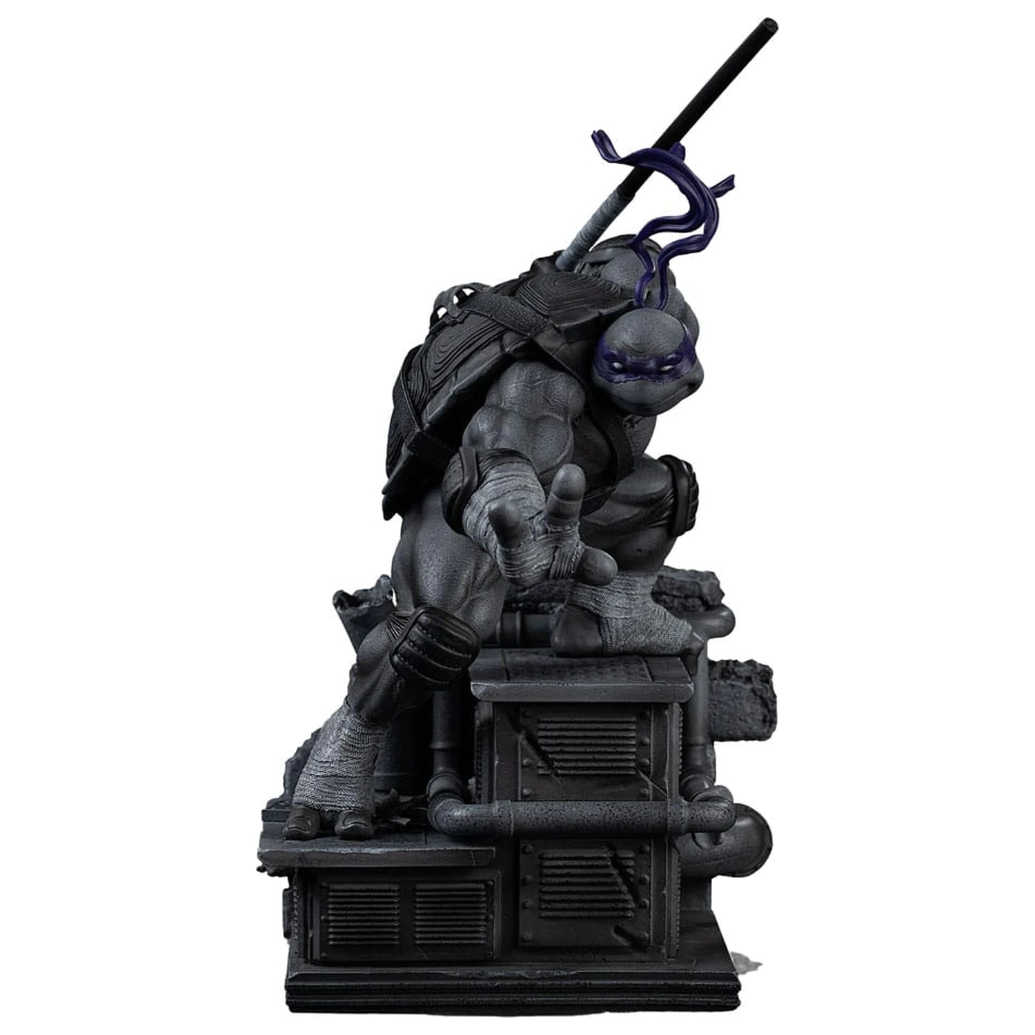 Teenage Mutant Ninja Turtles Kip umetniškega merila 1/10 Donatello Črno-bela različica 26 cm fotografija izdelka