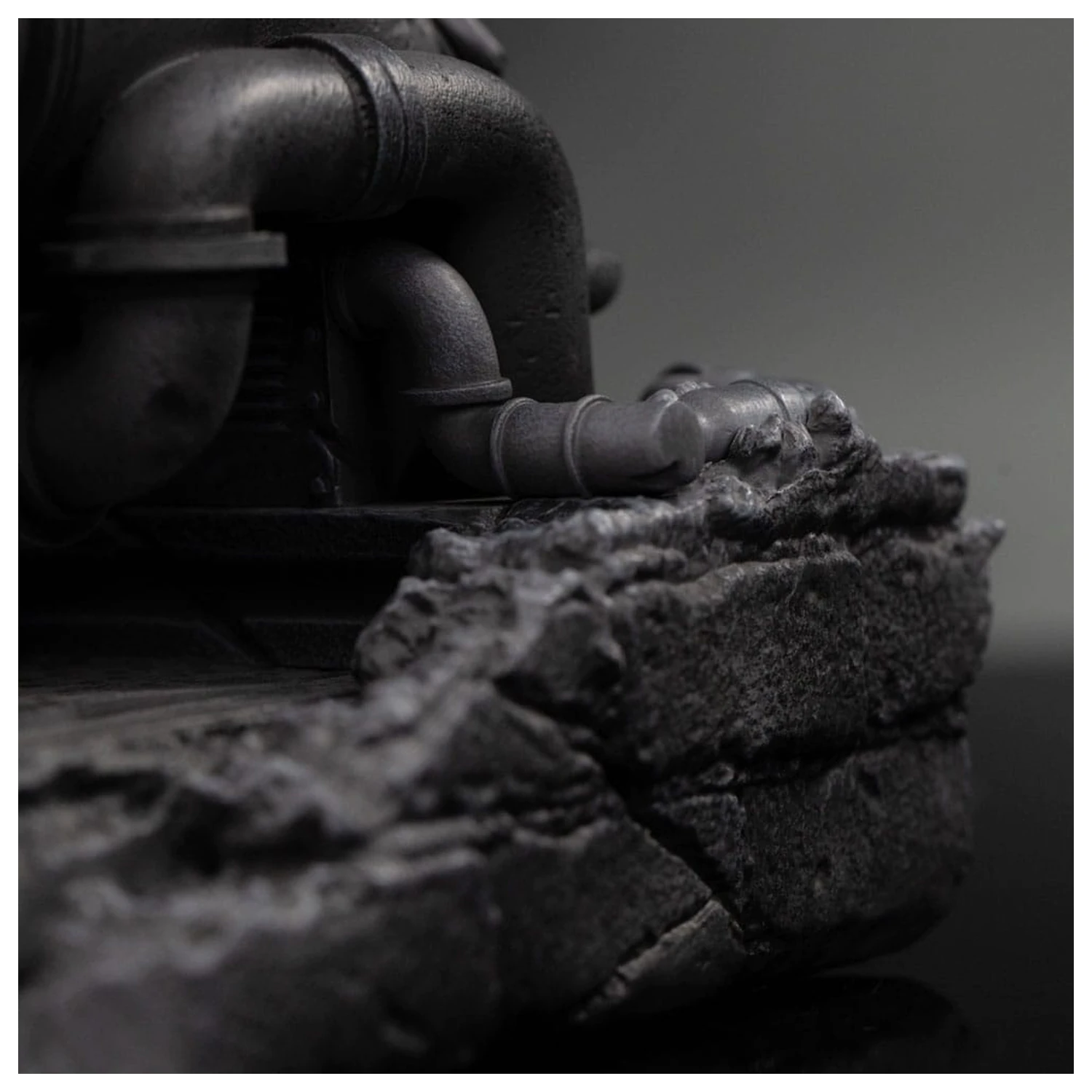 Teenage Mutant Ninja Turtles Art Scale Kip 1/10 Leonardo Black and White Variant 26 cm fotografija izdelka