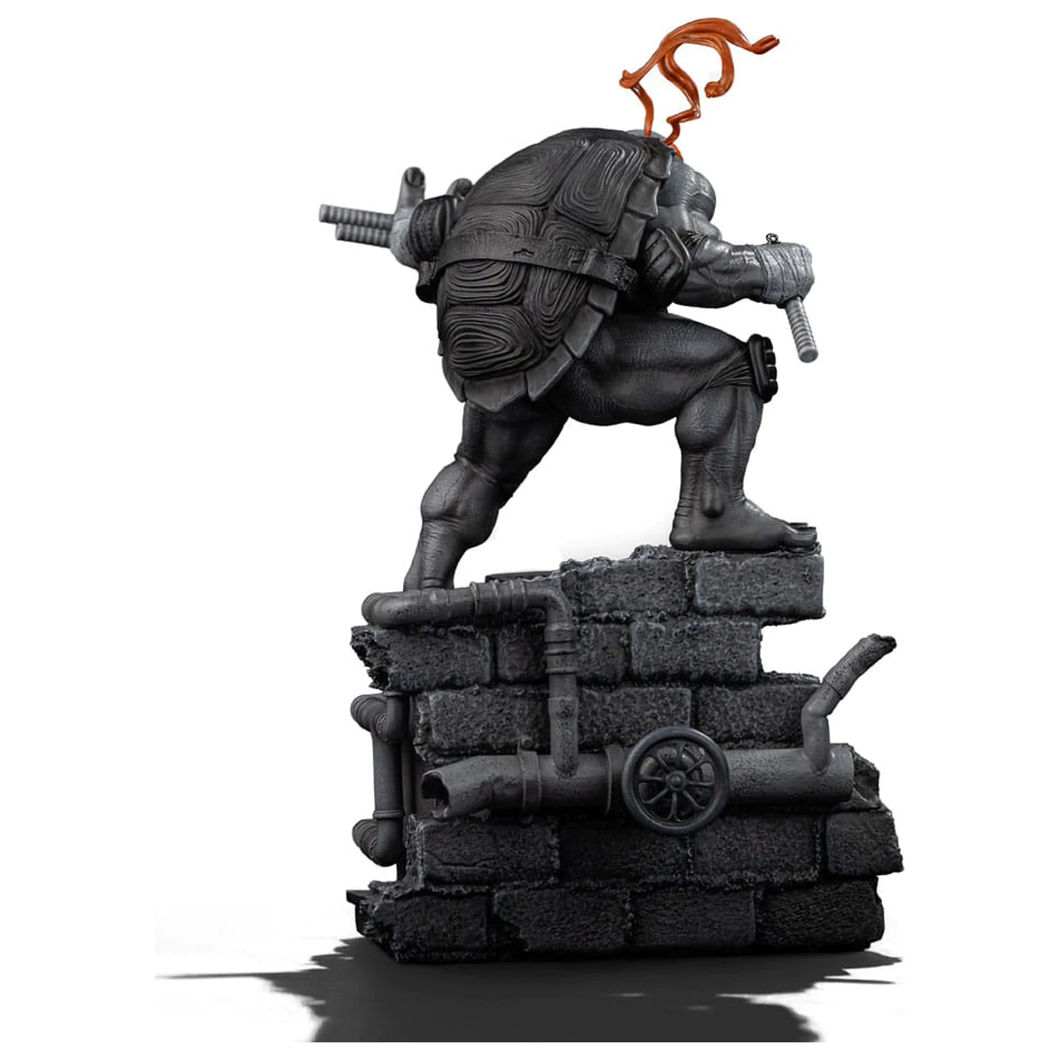 Teenage Mutant Ninja Turtles Art Scale kip 1/10 Michelangelo Black and White Variant 26 cm fotografija izdelka