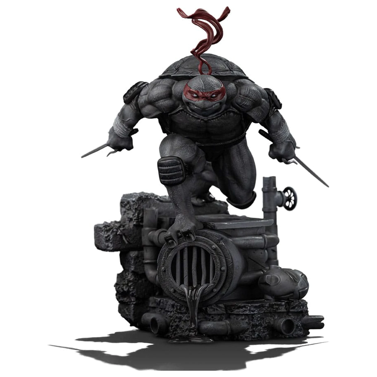 Teenage Mutant Ninja Turtles Art Scale kip 1/10 Raphael Black and White Variant 26 cm fotografija izdelka