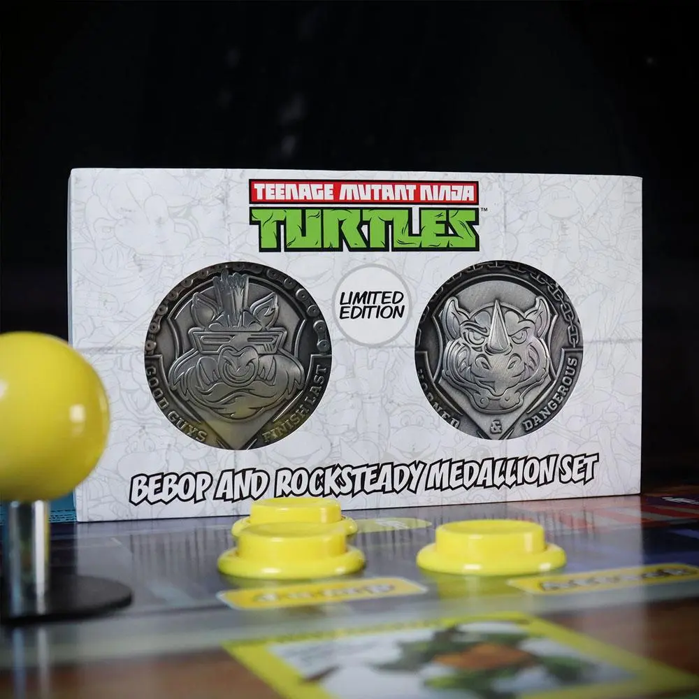 Teenage Mutant Ninja Turtles Medallion Set Bad Guys Limited Edition komplet medaljonov fotografija izdelka
