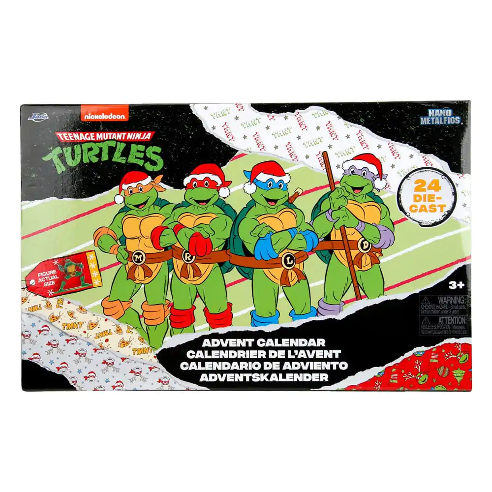 Teenage Mutant Ninja Turtles Battle Diecast Mini Figures Adventni Koledar Holiday 2024 fotografija izdelka