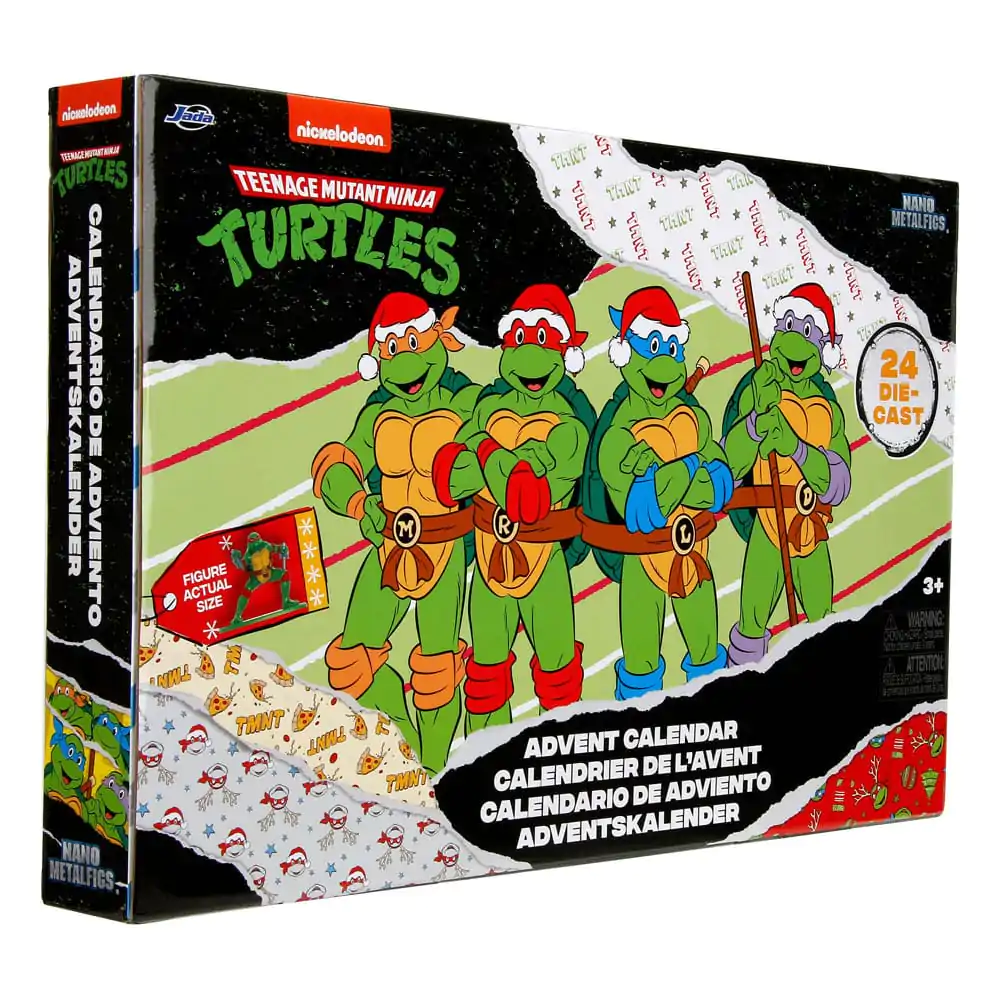 Teenage Mutant Ninja Turtles Battle Diecast Mini Figures Adventni Koledar Holiday 2024 fotografija izdelka