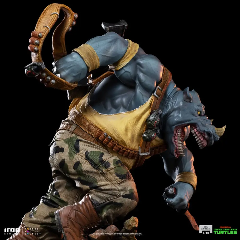 Želva Ninja najstnikov BDS umetniška figura v merilu 1/10 Rocksteady 24 cm fotografija izdelka
