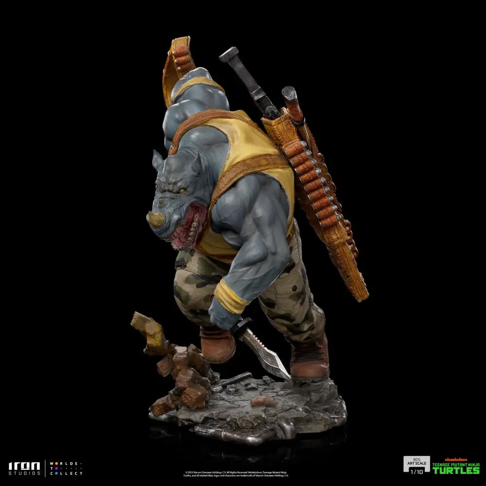 Želva Ninja najstnikov BDS umetniška figura v merilu 1/10 Rocksteady 24 cm fotografija izdelka