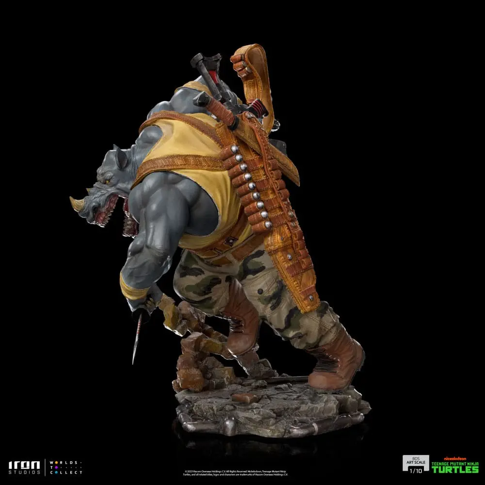 Želva Ninja najstnikov BDS umetniška figura v merilu 1/10 Rocksteady 24 cm fotografija izdelka