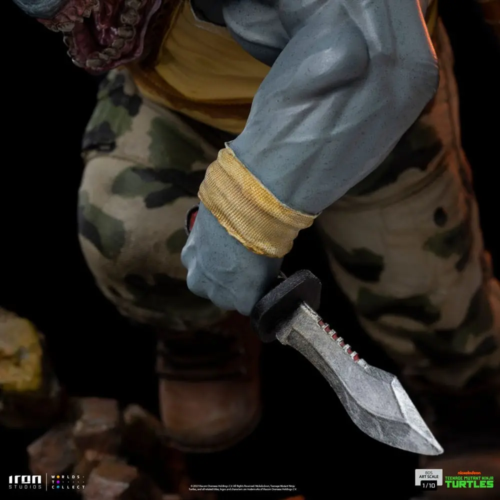 Želva Ninja najstnikov BDS umetniška figura v merilu 1/10 Rocksteady 24 cm fotografija izdelka