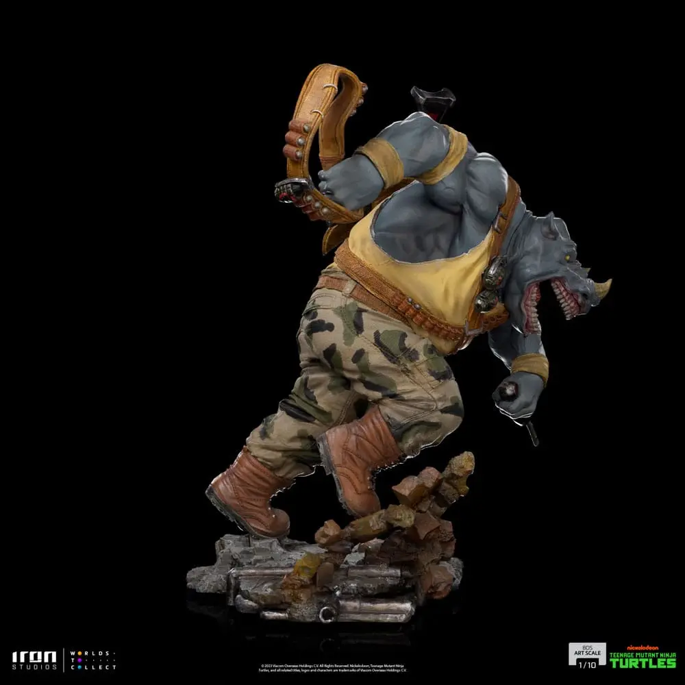 Želva Ninja najstnikov BDS umetniška figura v merilu 1/10 Rocksteady 24 cm fotografija izdelka