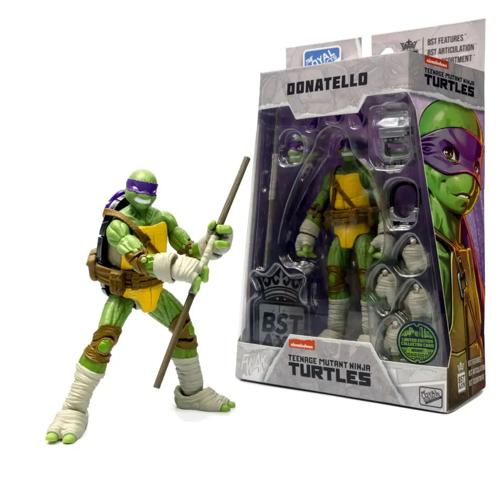 Teenage Mutant Ninja Turtles BST AXN Akcijska figura Donatello (IDW Comics) 13 cm fotografija izdelka