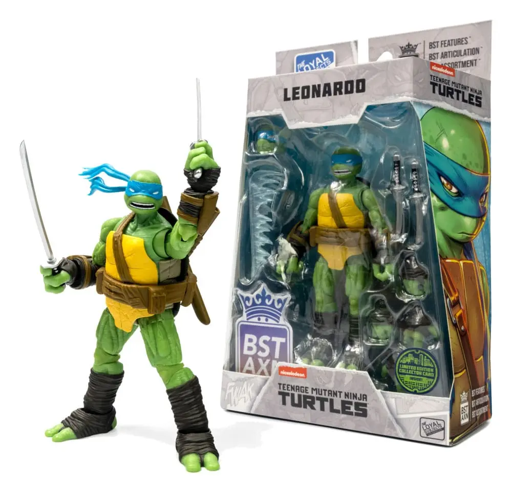 Teenage Mutant Ninja Turtles BST AXN Akcijska Figura Leonardo (IDW Comics) 13 cm fotografija izdelka