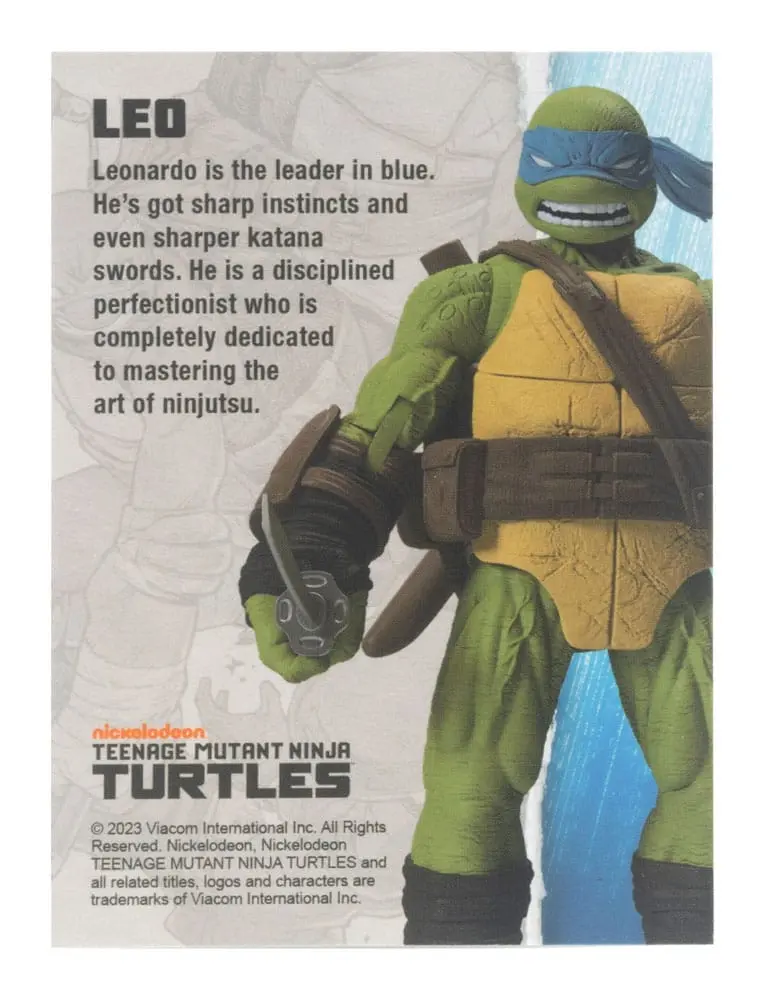 Teenage Mutant Ninja Turtles BST AXN Akcijska Figura Leonardo (IDW Comics) 13 cm fotografija izdelka