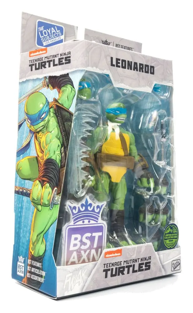 Teenage Mutant Ninja Turtles BST AXN Akcijska Figura Leonardo (IDW Comics) 13 cm fotografija izdelka