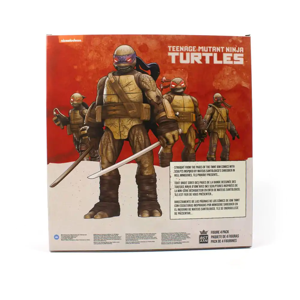 Teenage Mutant Ninja Turtles BST AXN akcijske figure - 4-Pack Zombie Turtle (IDW Comics) 13 cm fotografija izdelka