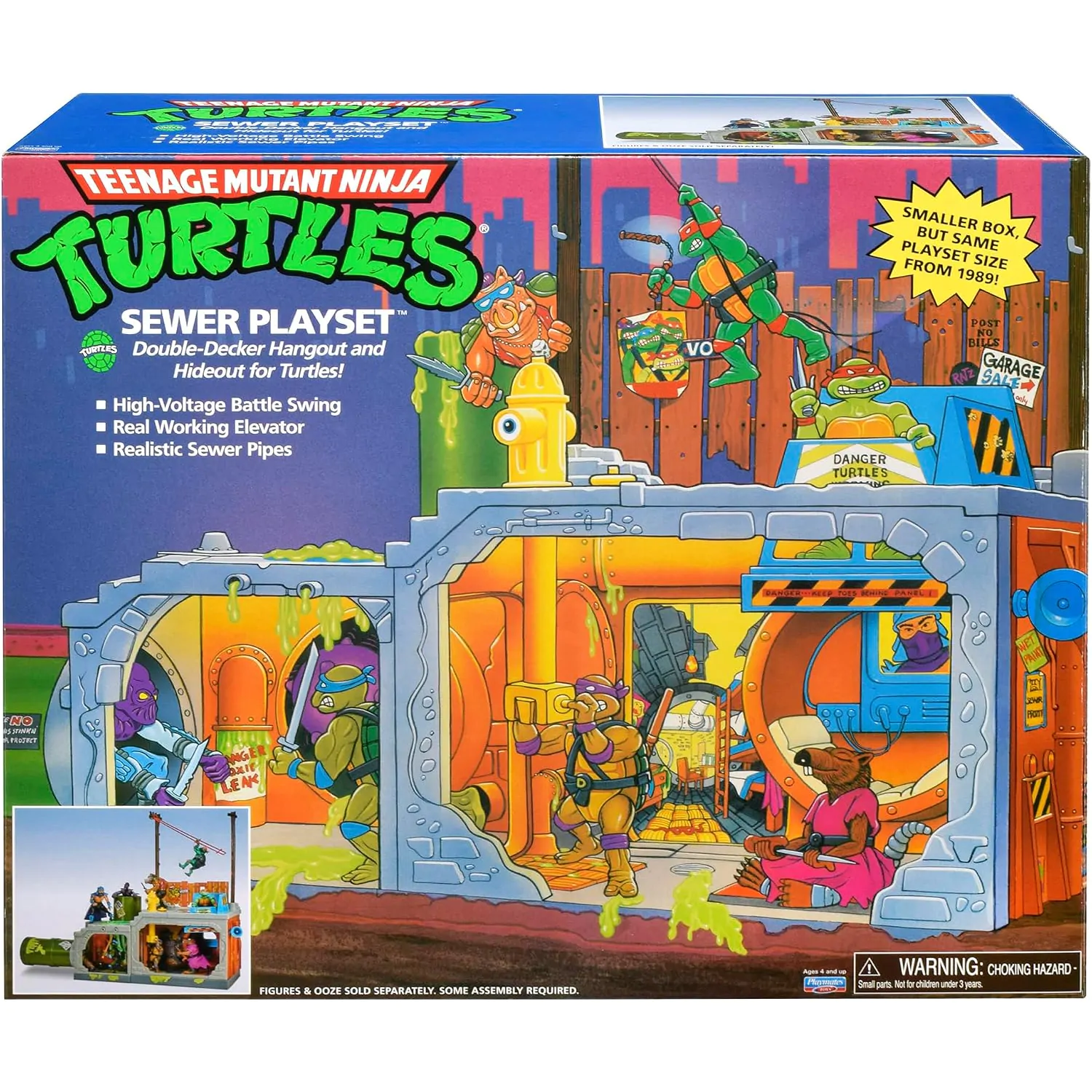 Teenage Mutant Ninja Turtles Building Secret Sewer Lid Igrača Mutant Module 30 cm fotografija izdelka