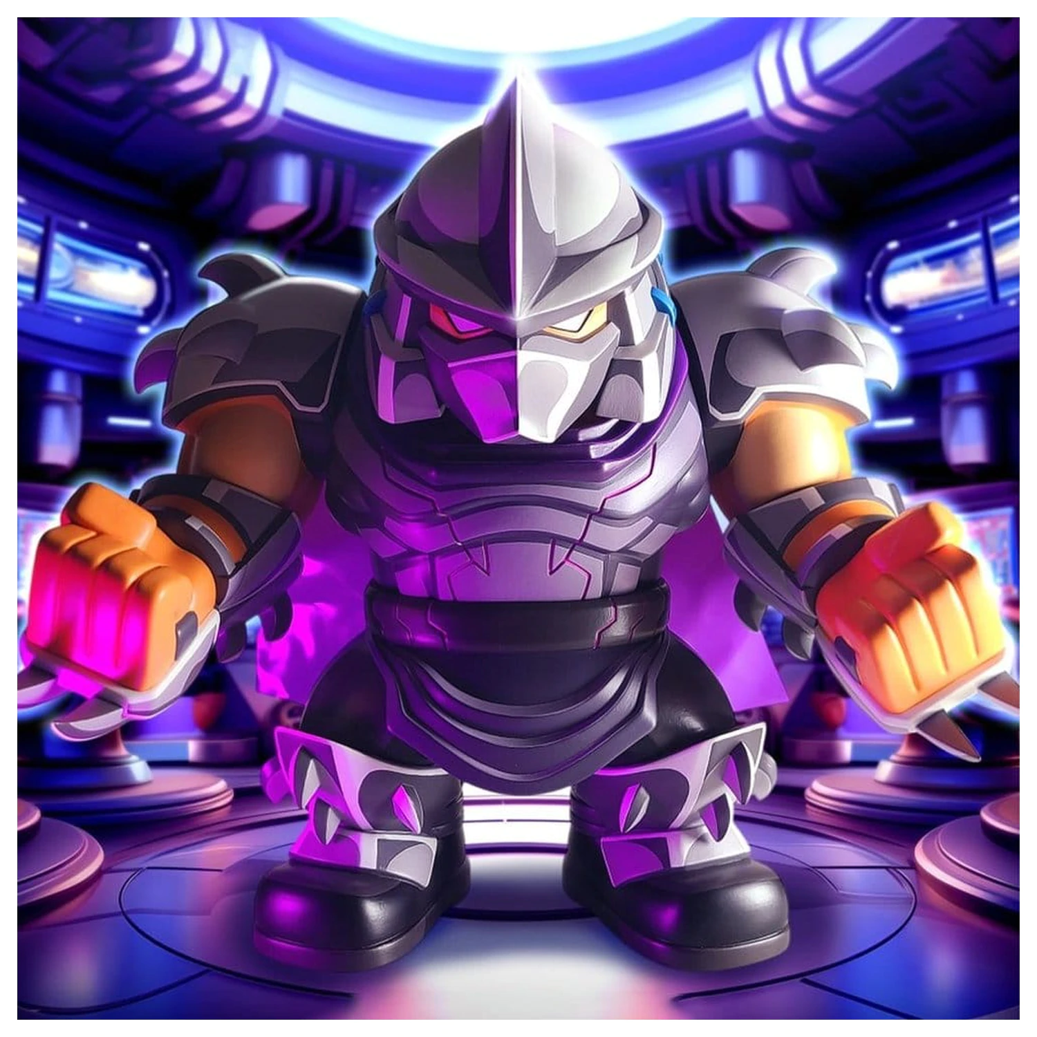 Teenage Mutant Ninja Turtles Bulkyz Vinilna figura Shredder 34 cm fotografija izdelka