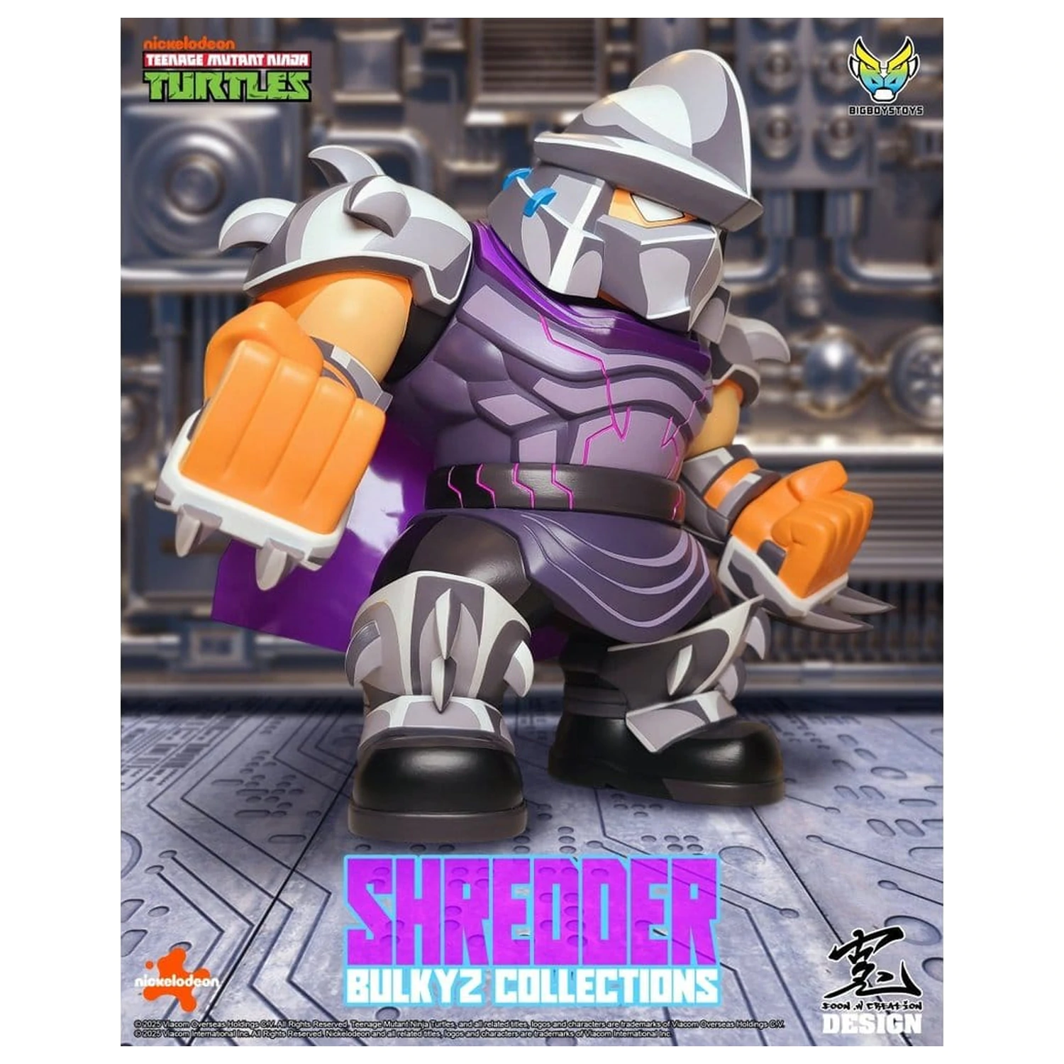 Teenage Mutant Ninja Turtles Bulkyz Vinilna figura Shredder 34 cm fotografija izdelka