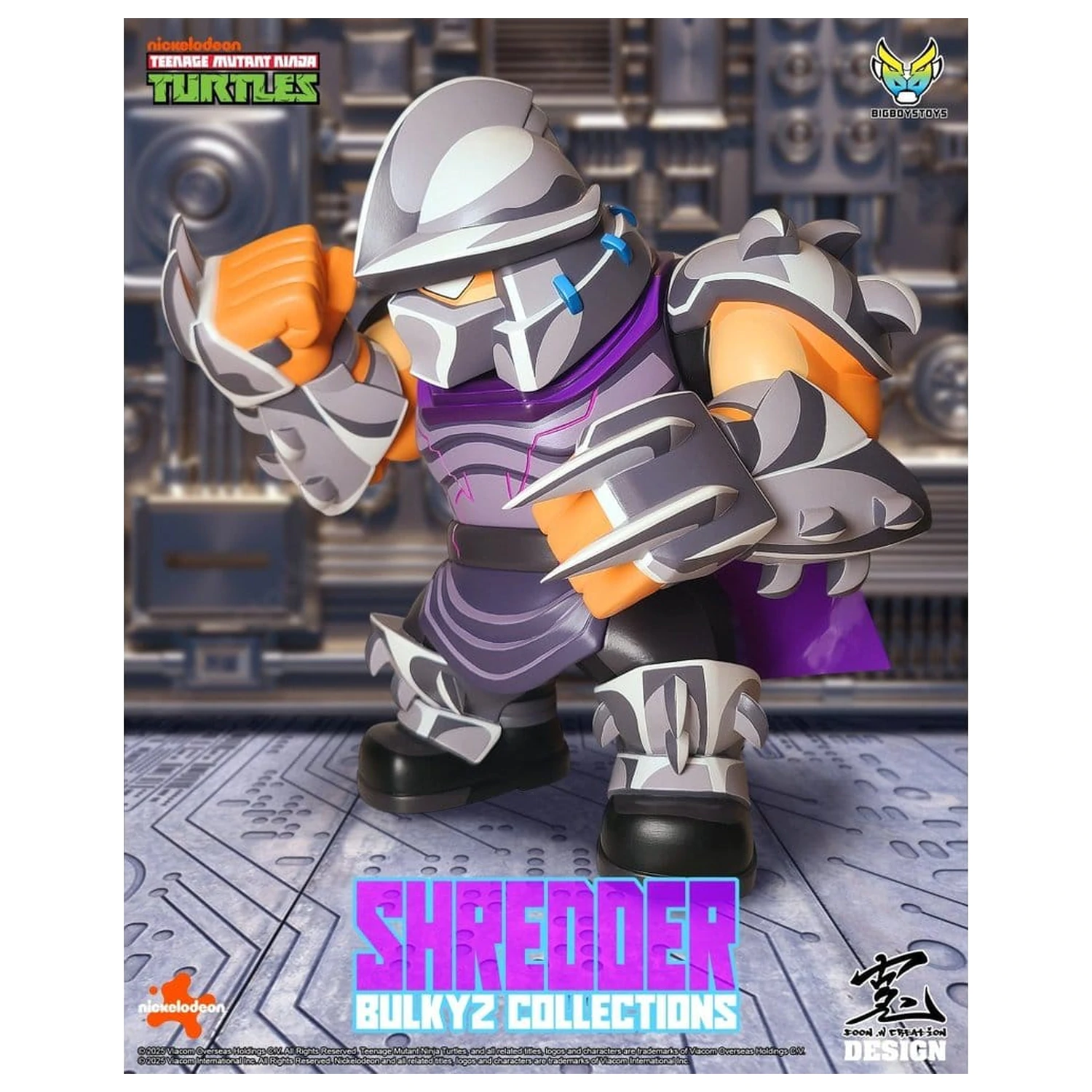 Teenage Mutant Ninja Turtles Bulkyz Vinilna figura Shredder 34 cm fotografija izdelka