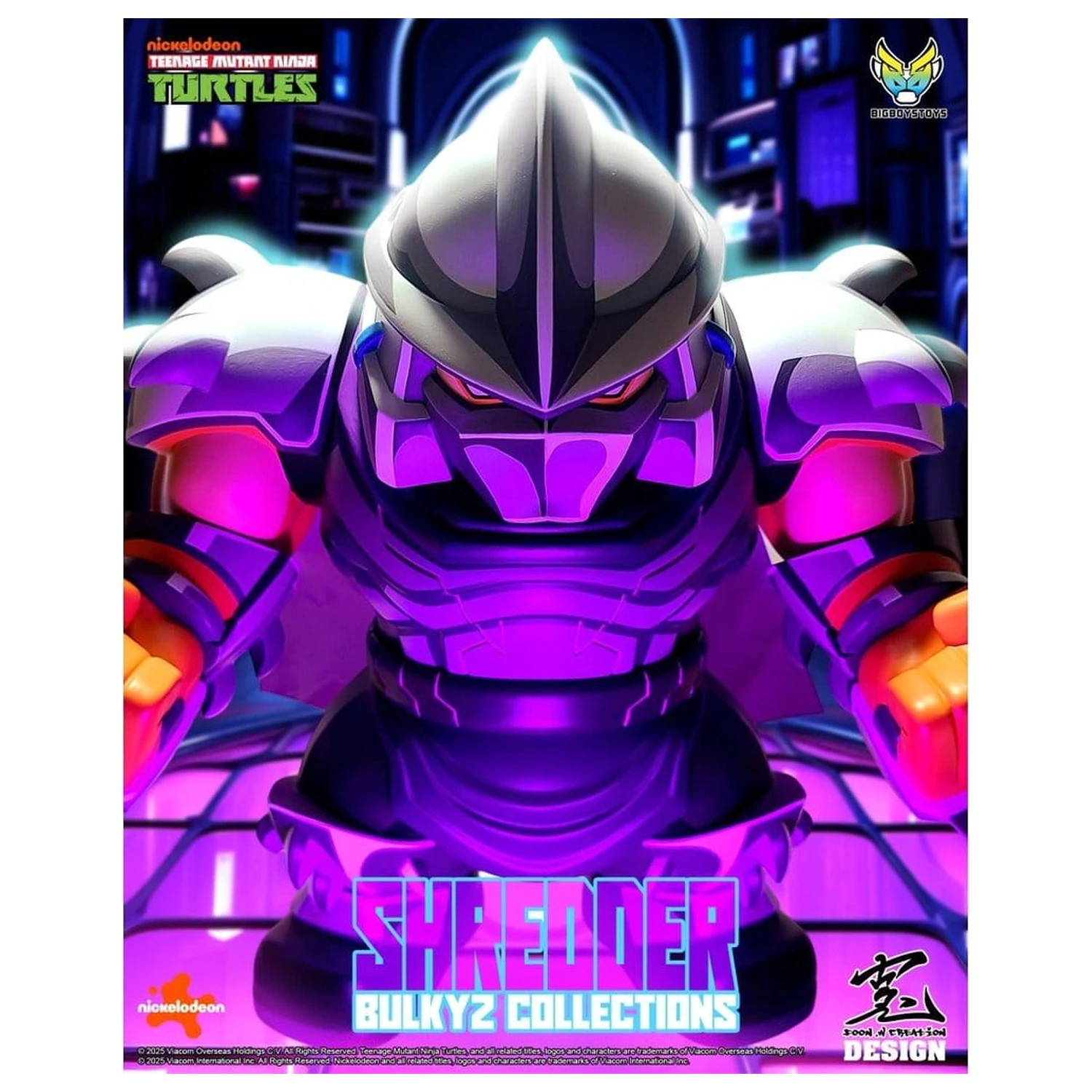 Teenage Mutant Ninja Turtles Bulkyz Vinilna figura Shredder 34 cm fotografija izdelka
