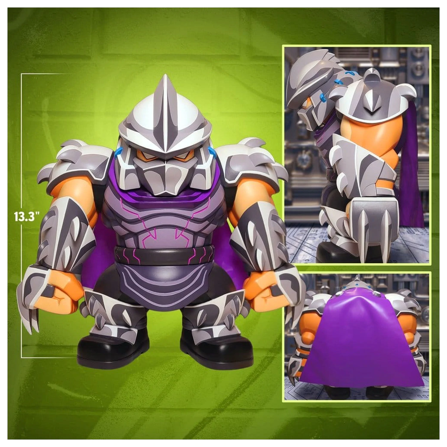 Teenage Mutant Ninja Turtles Bulkyz Vinilna figura Shredder 34 cm fotografija izdelka