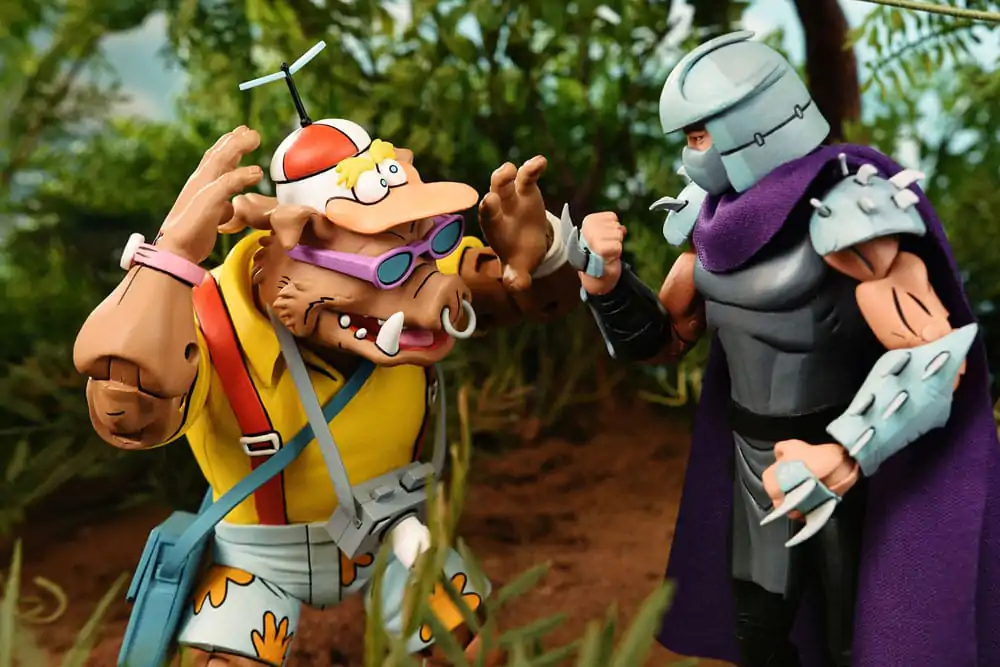 Teenage Mutant Ninja Turtles (Cartoon 1980) Akcijska Figura 2 Pack Vacation Bebop and Rocksteady 18 cm fotografija izdelka