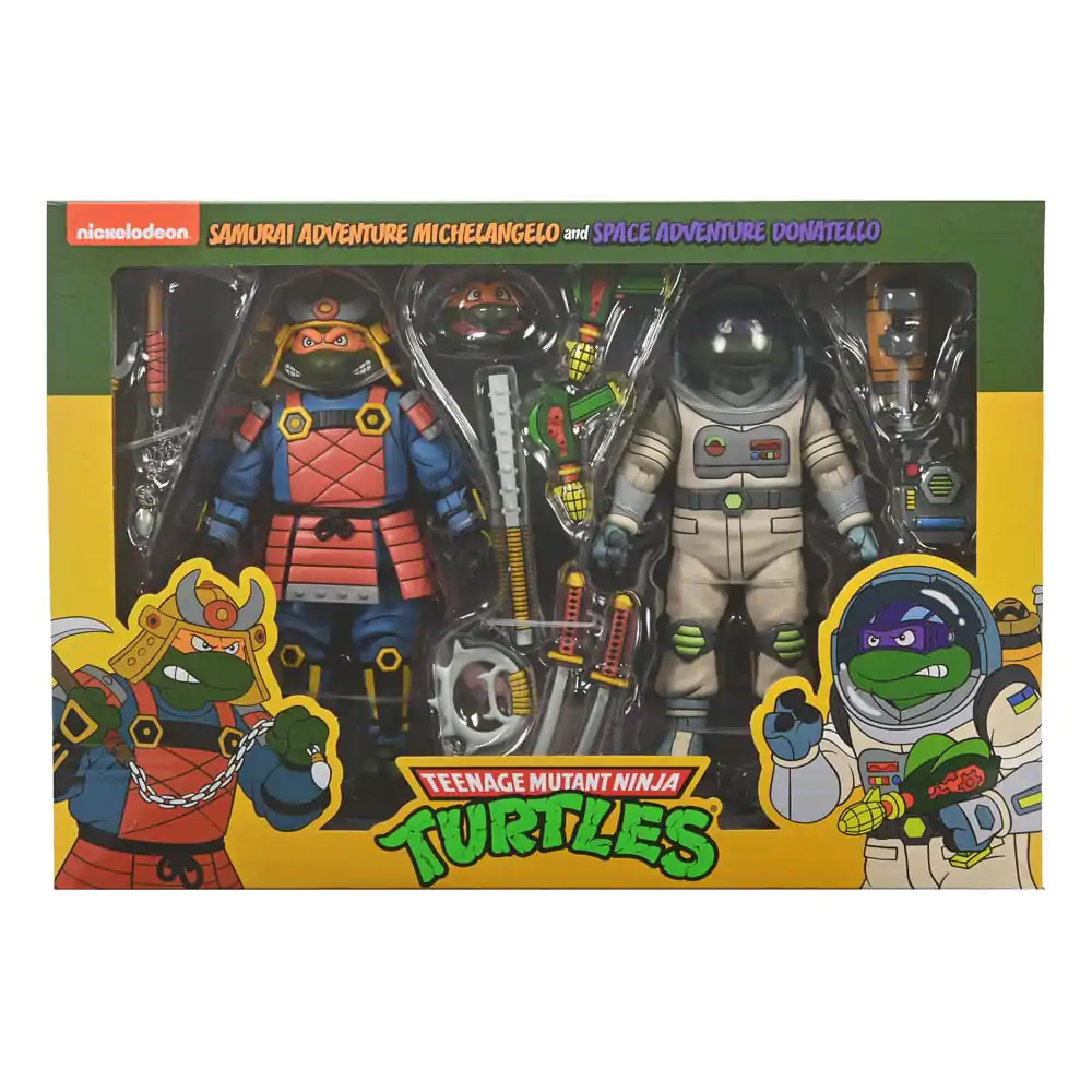 Teenage Mutant Ninja Turtles (Cartoon) akcijska figura 2 Pack Space Adventure & Samurai Turtles 18 cm fotografija izdelka