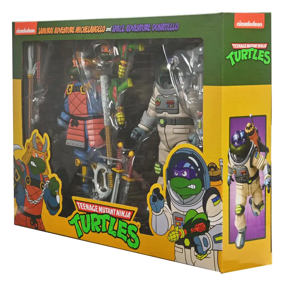 Teenage Mutant Ninja Turtles (Cartoon) akcijska figura 2 Pack Space Adventure & Samurai Turtles 18 cm fotografija izdelka