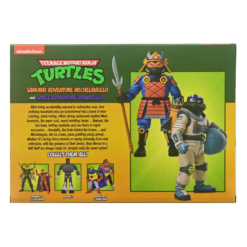 Teenage Mutant Ninja Turtles (Cartoon) akcijska figura 2 Pack Space Adventure & Samurai Turtles 18 cm fotografija izdelka