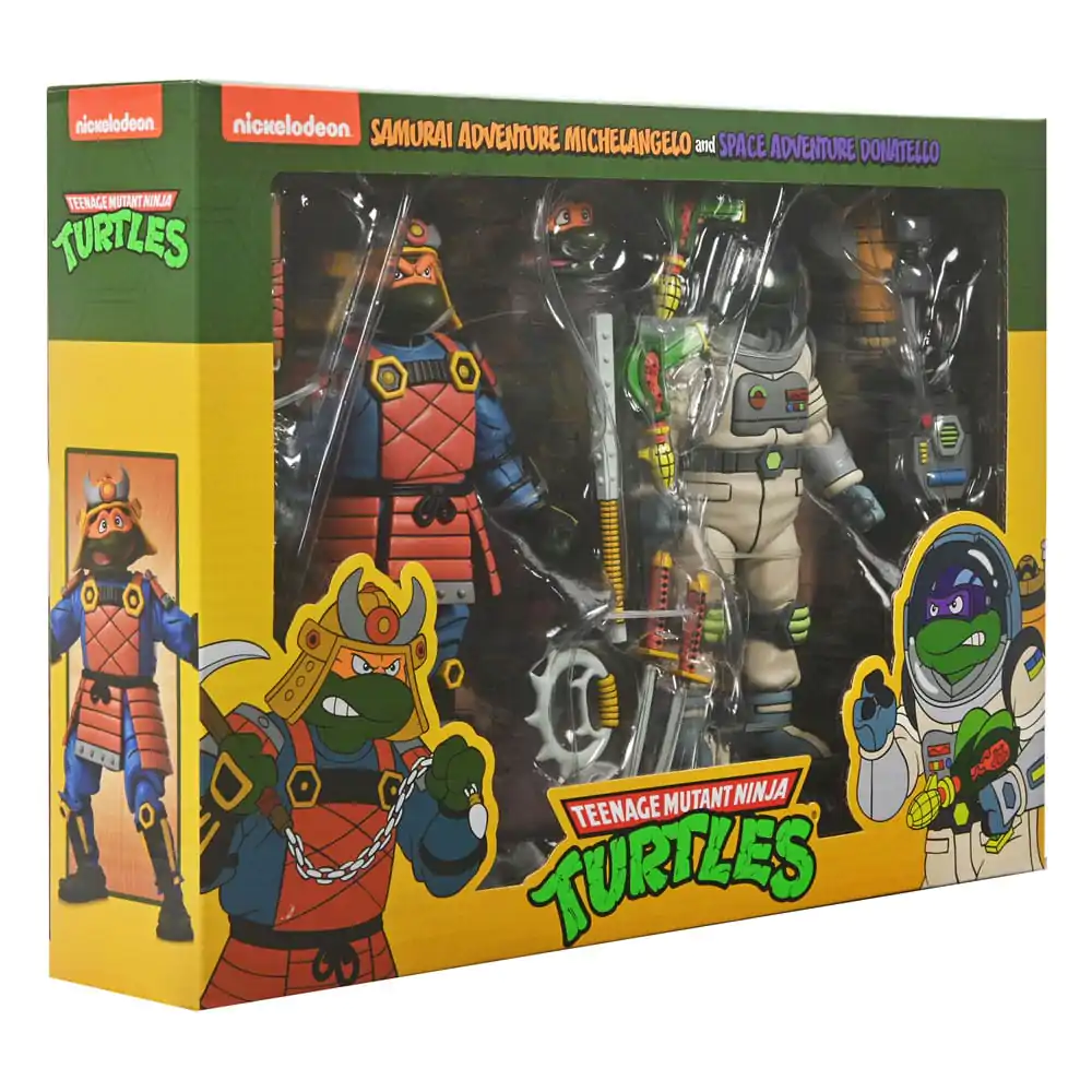 Teenage Mutant Ninja Turtles (Cartoon) akcijska figura 2 Pack Space Adventure & Samurai Turtles 18 cm fotografija izdelka