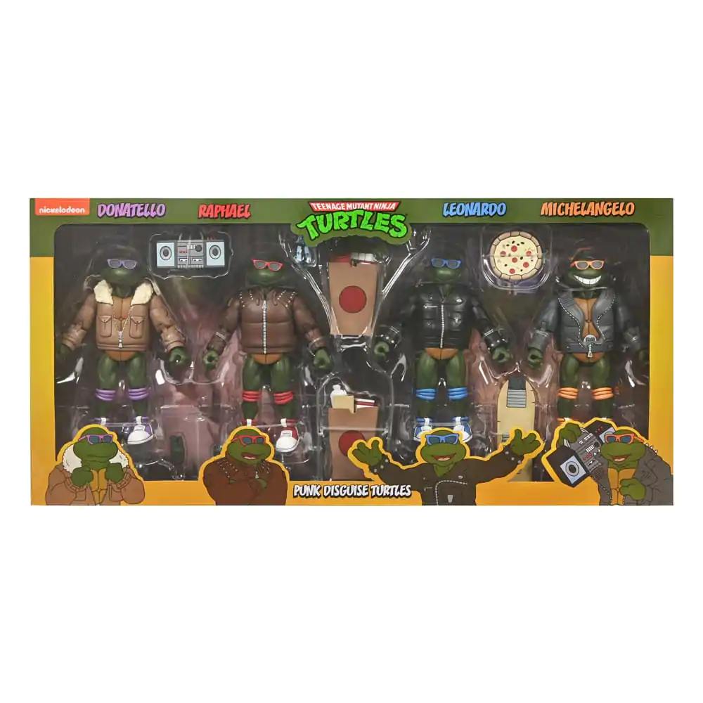 Teenage Mutant Ninja Turtles (Cartoon) akcijske figure set 4 Punk Turtles 18 cm fotografija izdelka