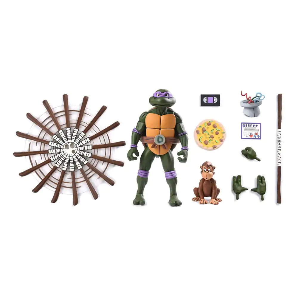 Teenage Mutant Ninja Turtles (Cartoon) Akcijska Figura Ultimate Donatello VHS 18 cm fotografija izdelka