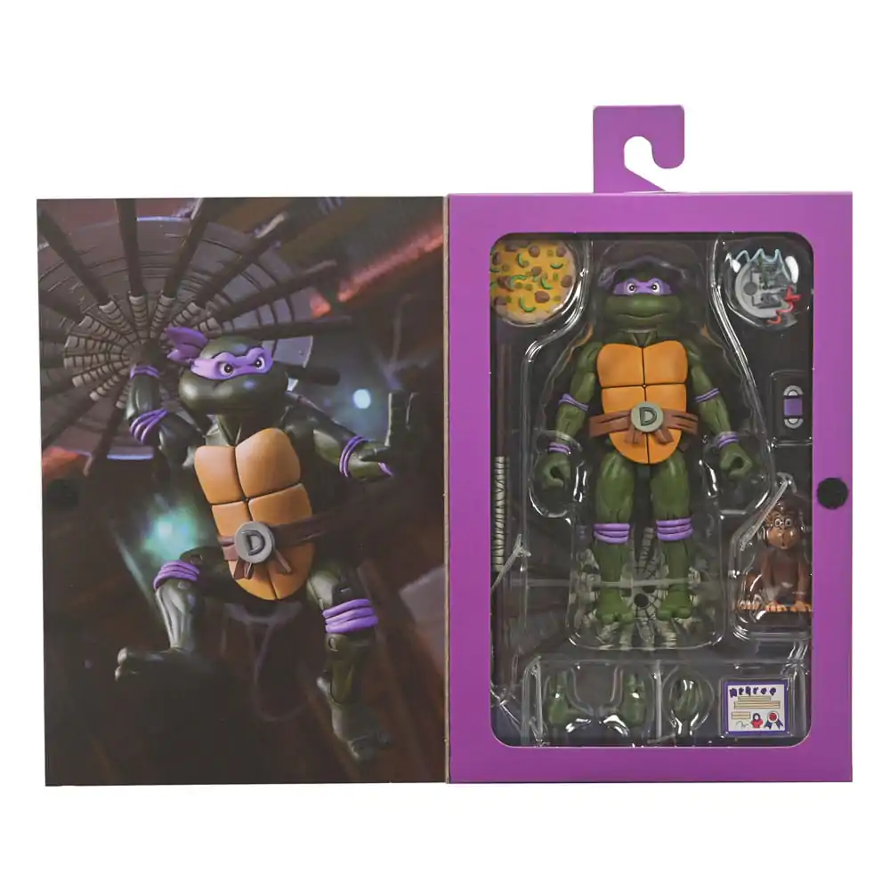 Teenage Mutant Ninja Turtles (Cartoon) Akcijska Figura Ultimate Donatello VHS 18 cm fotografija izdelka