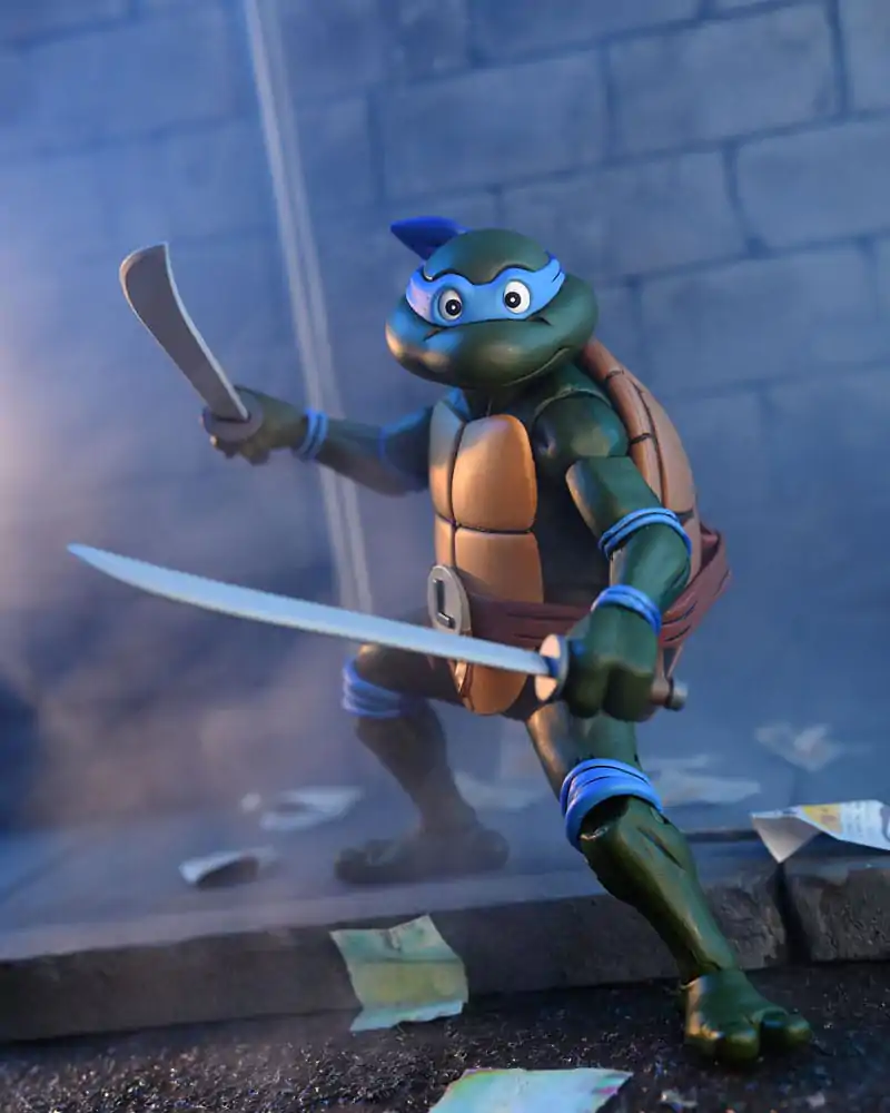 Teenage Mutant Ninja Turtles (Cartoon) Akcijska figura Ultimate Leonardo VHS 18 cm fotografija izdelka