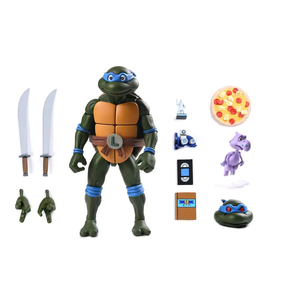 Teenage Mutant Ninja Turtles (Cartoon) Akcijska figura Ultimate Leonardo VHS 18 cm fotografija izdelka