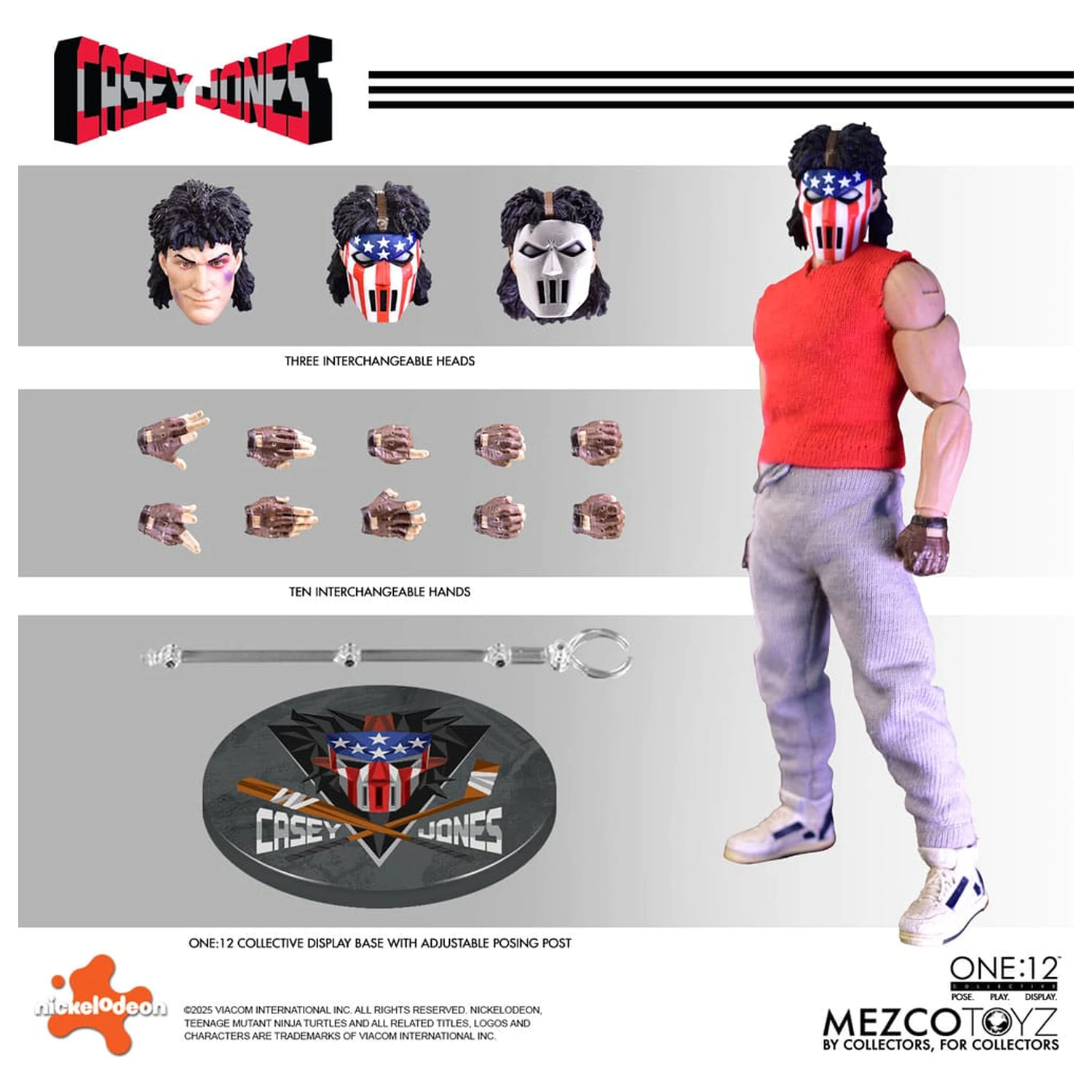 Teenage Mutant Ninja Turtles figura 1/12 Casey Jones 17 cm fotografija izdelka