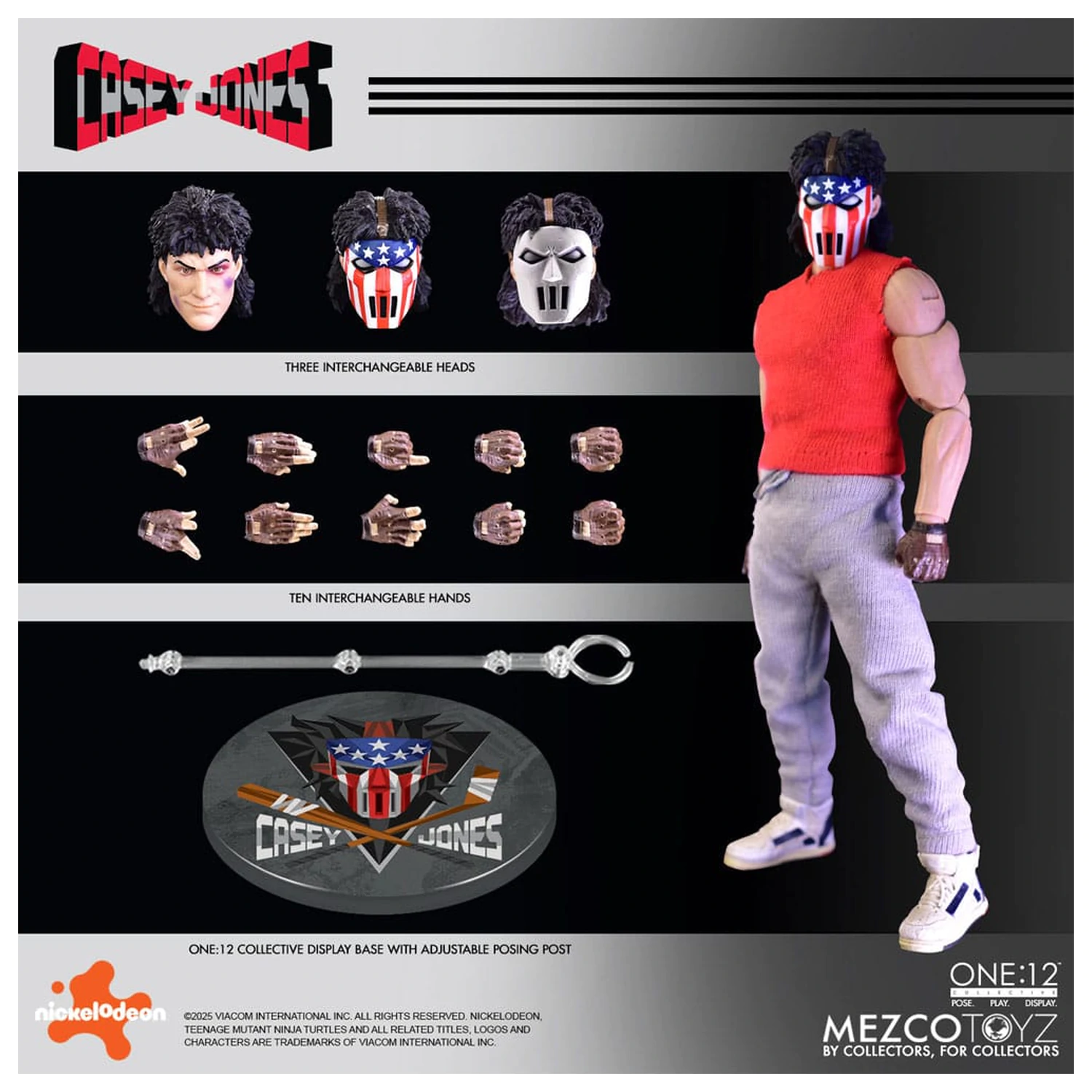 Teenage Mutant Ninja Turtles figura 1/12 Casey Jones 17 cm fotografija izdelka