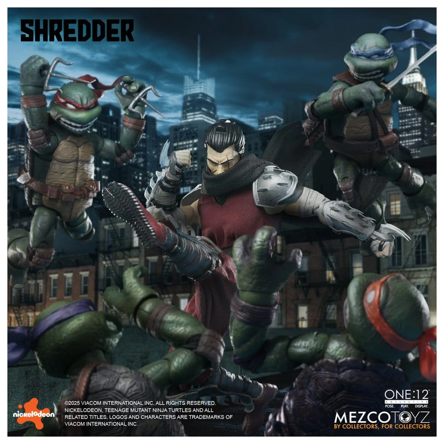 Teenage Mutant Ninja Turtles Figura 1/12 Shredder 17 cm fotografija izdelka