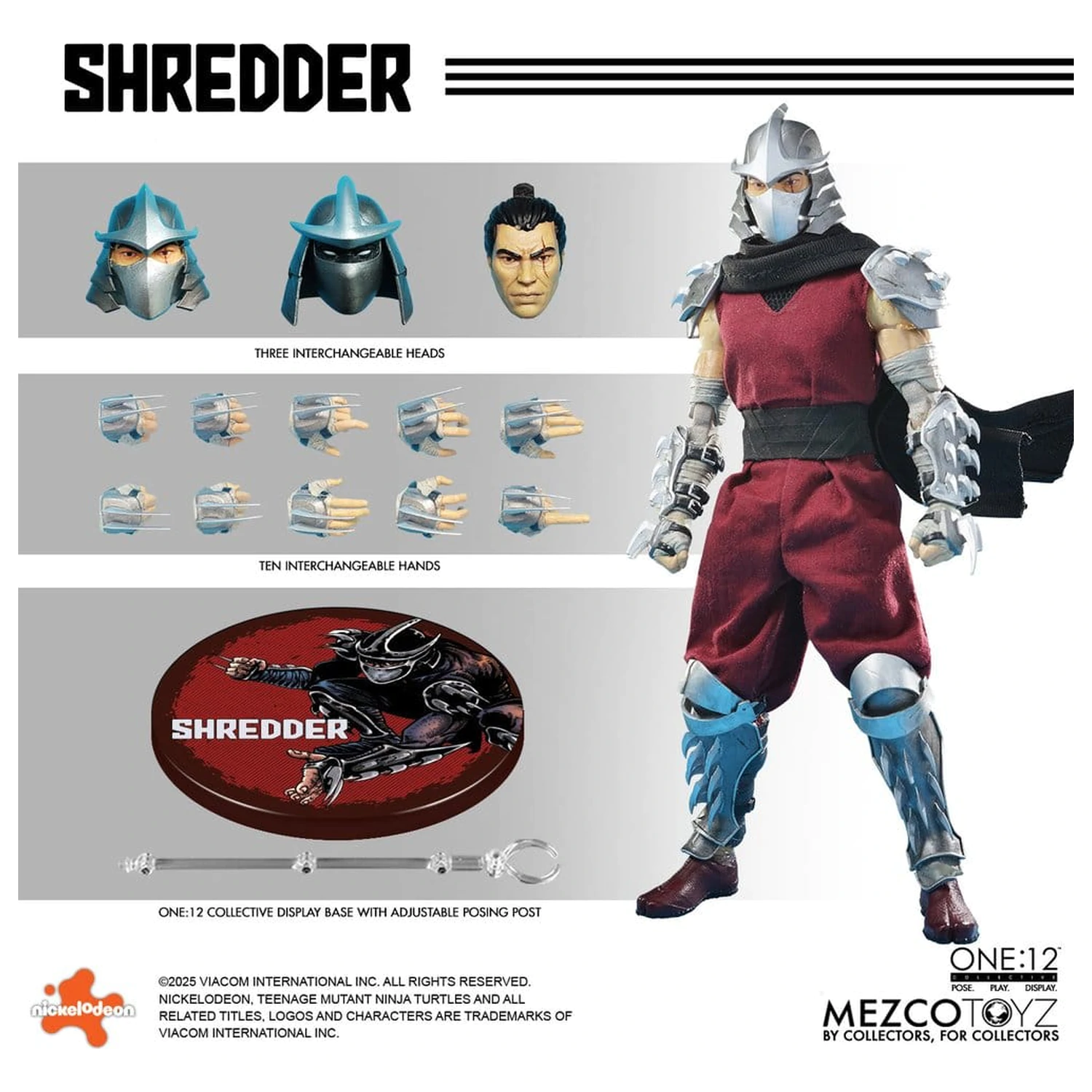 Teenage Mutant Ninja Turtles Figura 1/12 Shredder 17 cm fotografija izdelka
