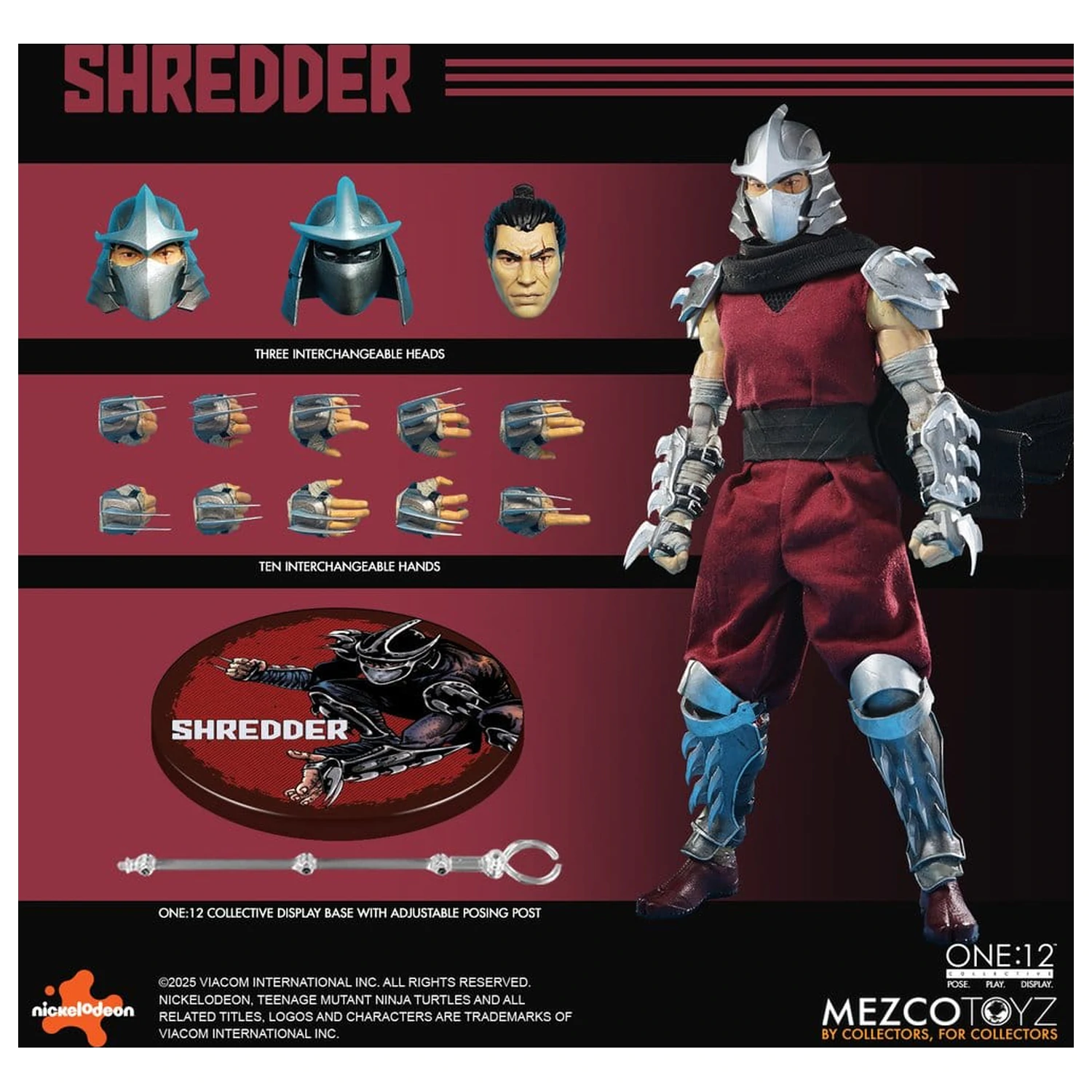 Teenage Mutant Ninja Turtles Figura 1/12 Shredder 17 cm fotografija izdelka