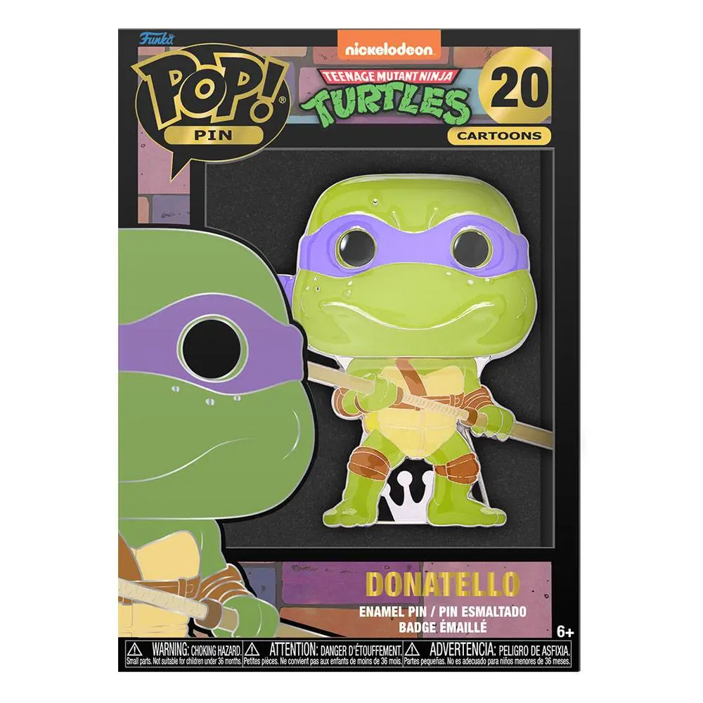Teenage Mutant Ninja Turtles POP! Emajlirana broška Donatello 10 cm fotografija izdelka
