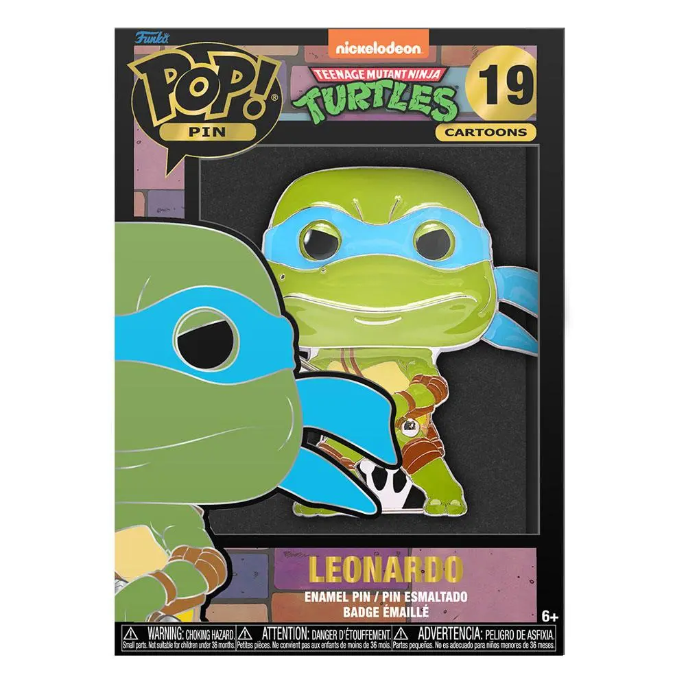 Teenage Mutant Ninja Turtles POP! Emajlirani priponka Leonardo 10 cm fotografija izdelka