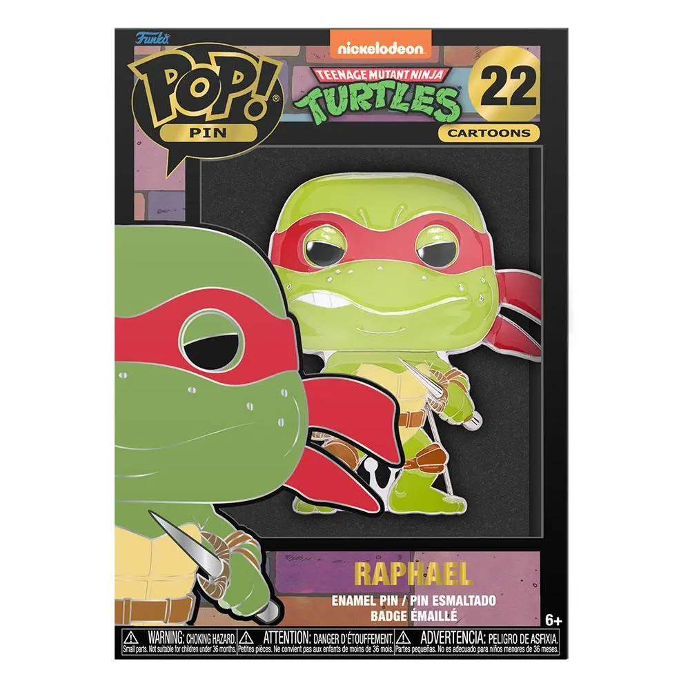 Teenage Mutant Ninja Turtles POP! emajlirana broška Raphael 10 cm fotografija izdelka