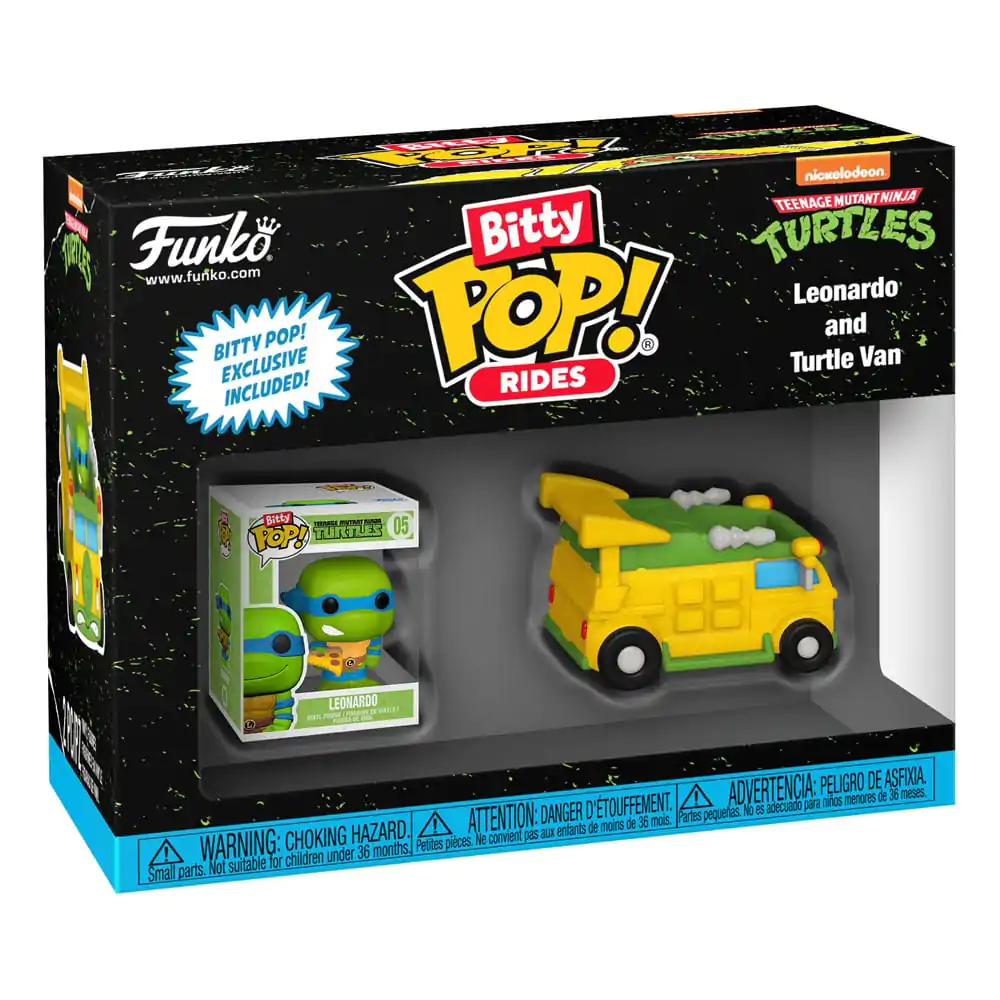 Teenage Mutant Ninja Turtles Funko POP! Rides Vinyl Figurica Leonardo s kombijem 2,5 cm fotografija izdelka